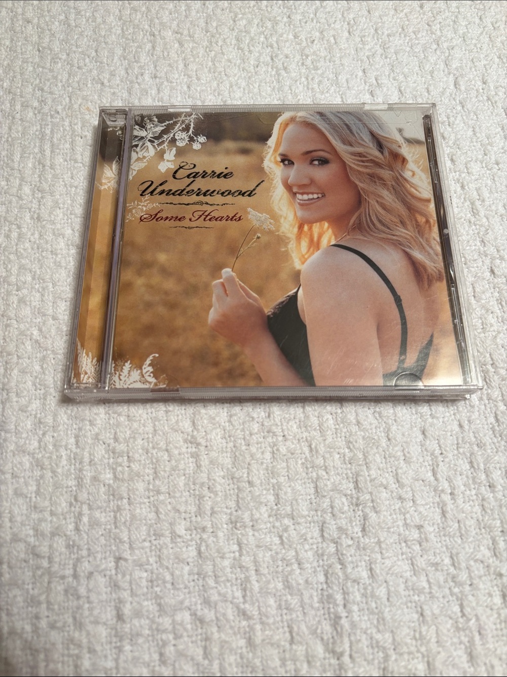 Carrie Underwood "Some Hearts" CD - Blonde on Gold Cover